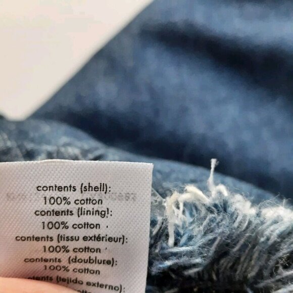 WeWoreWhat Jeans Womens 28 High Rise Frayed Waist Straight Raw Hem Retro - Picture 9 of 14